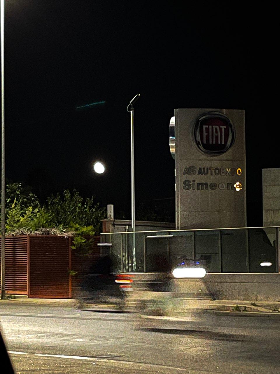 The Moon over Bari, Italy — waning gibbous, Lunar Day 20