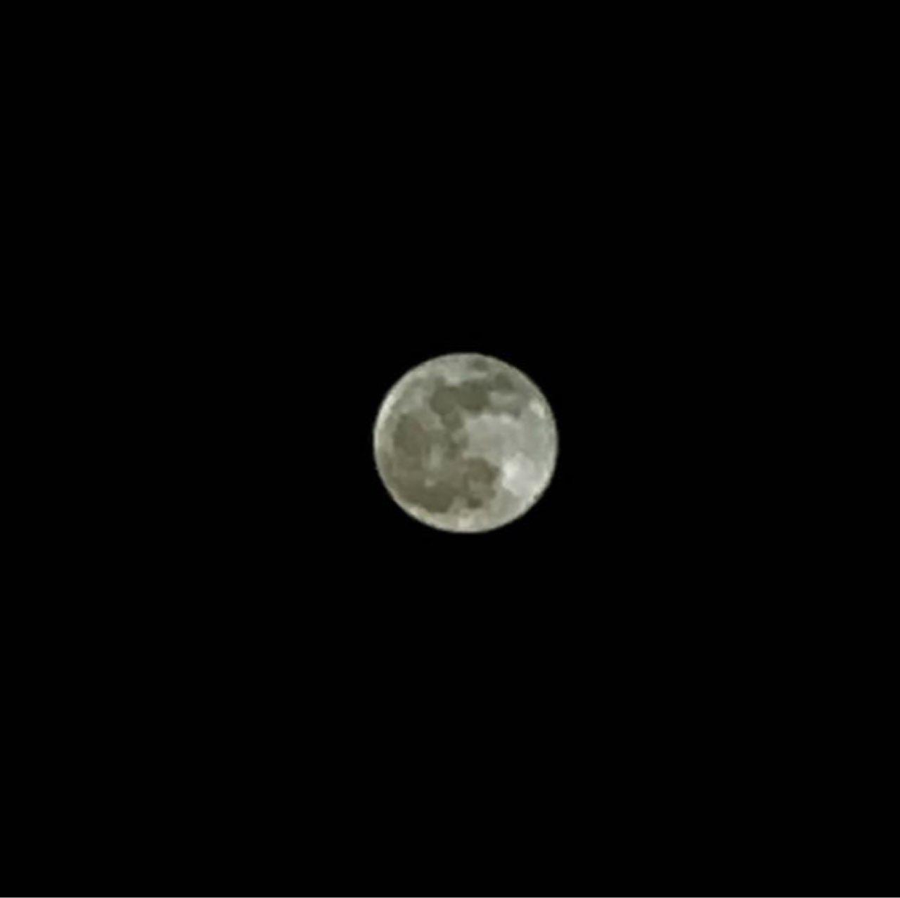 The Moon over Frankfurt, Germany — full moon, Lunar Day 16