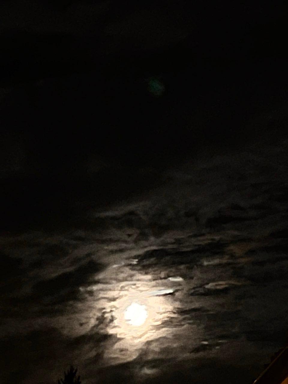 The Moon over Milan, Italy — full moon, Lunar Day 15