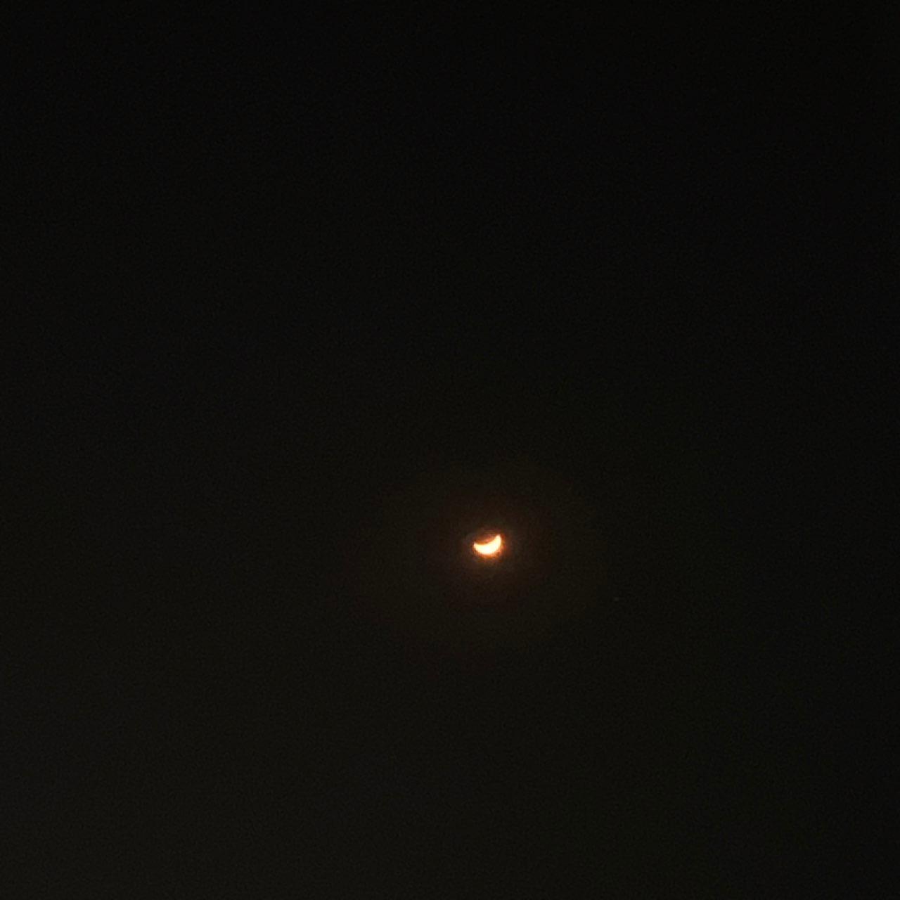 The Moon over Cuauhtémoc, México — waxing crescent, Lunar Day 6