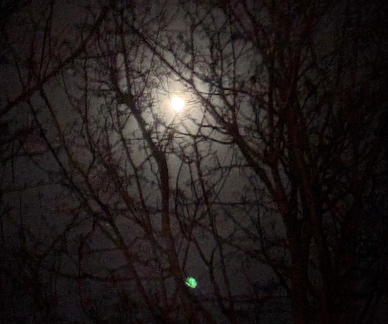 The Moon over Weymouth, United Kingdom — waning gibbous, Lunar Day 17