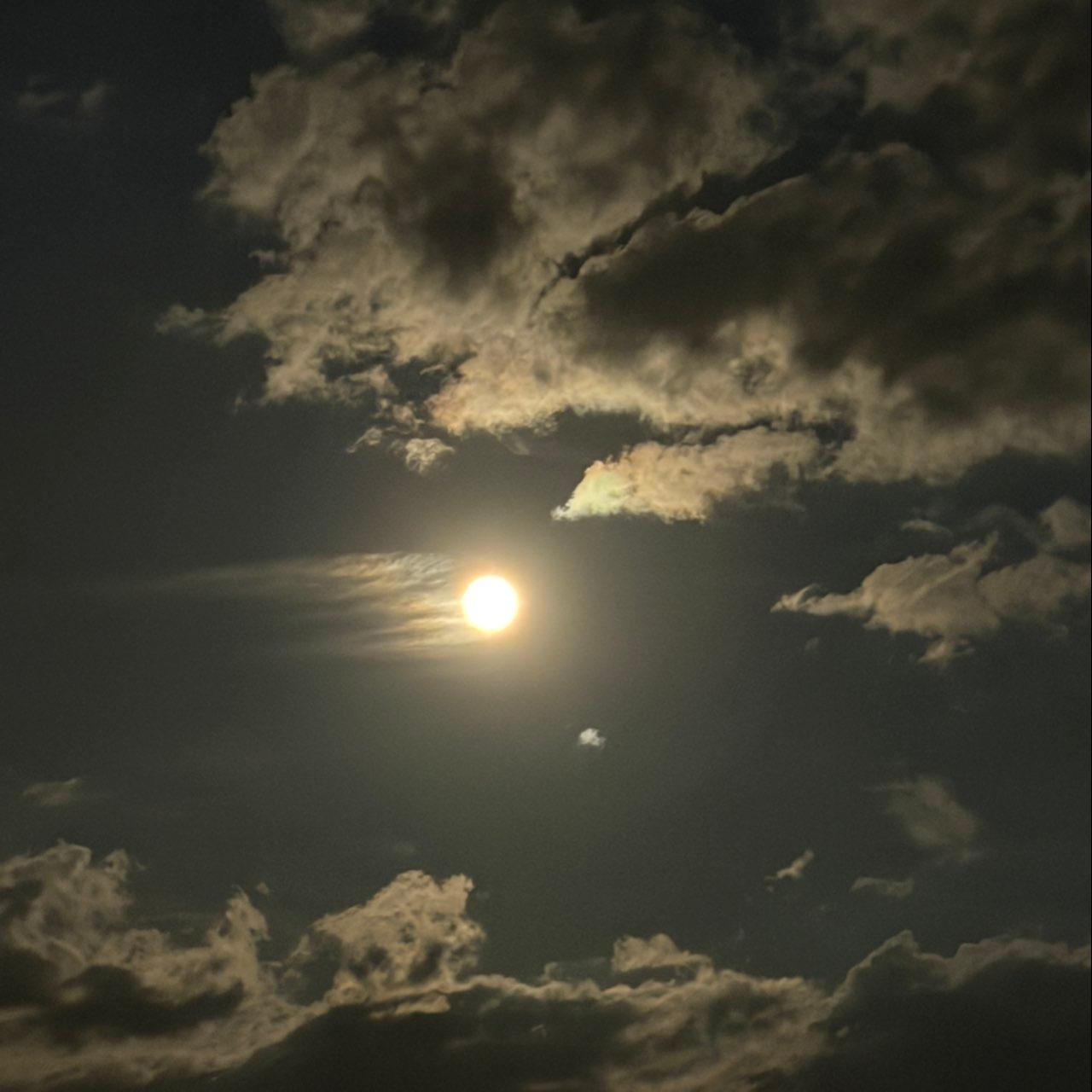 The Moon over Prairieville, United States — full moon, Lunar Day 16
