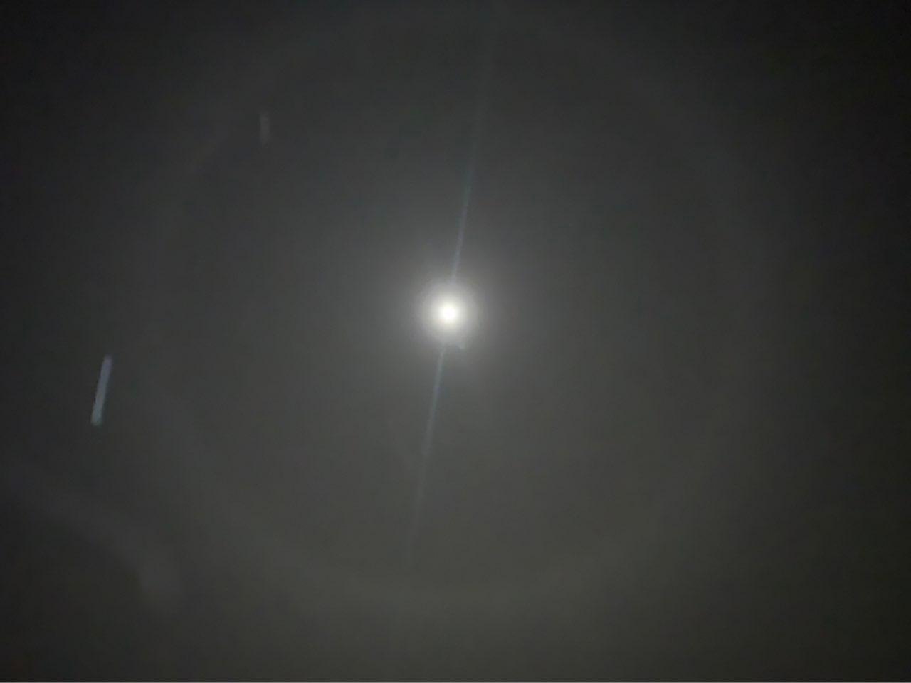 The Moon over Liège, Belgique — waxing gibbous, Lunar Day 11