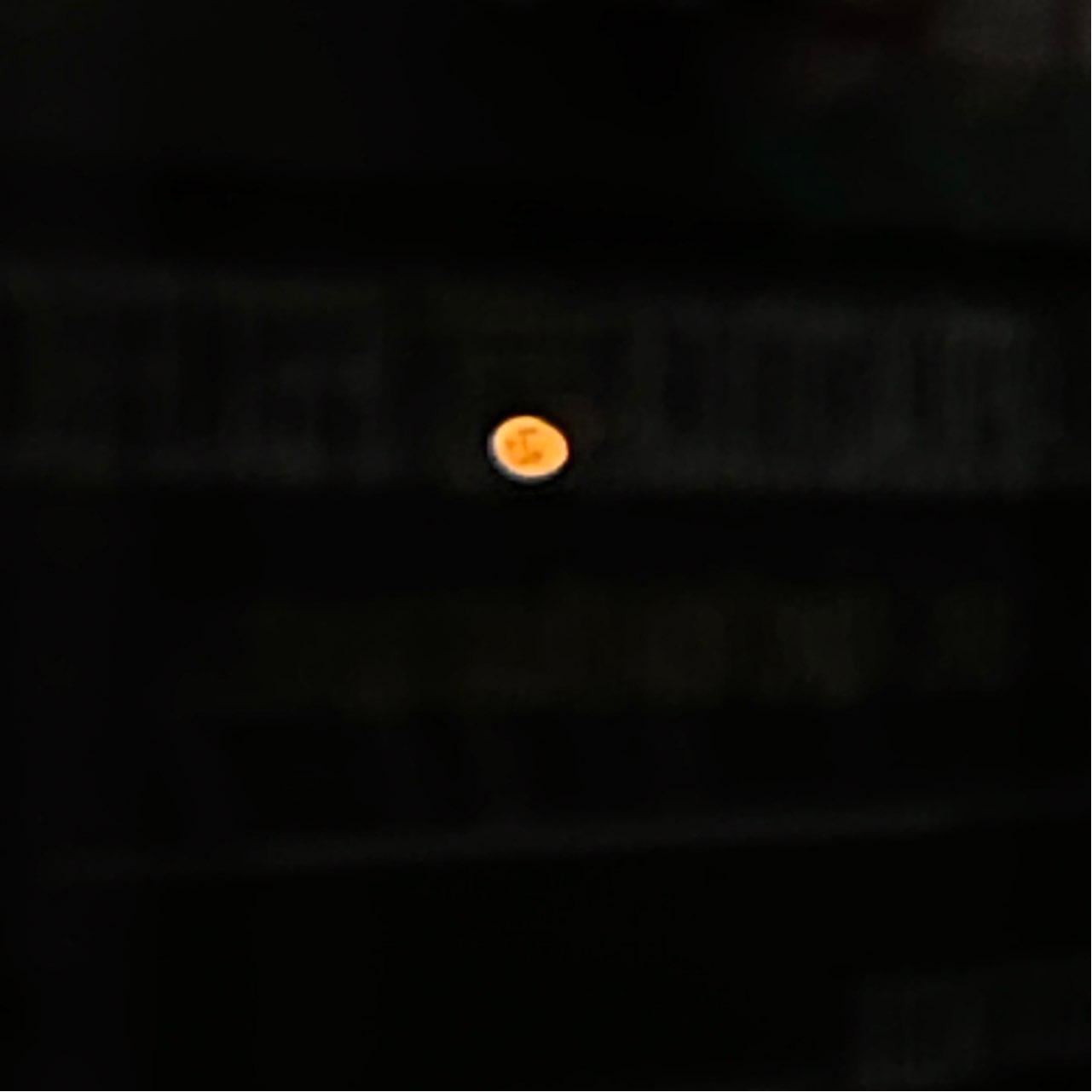 The Moon over Germersheim, Deutschland — waning gibbous, Lunar Day 18