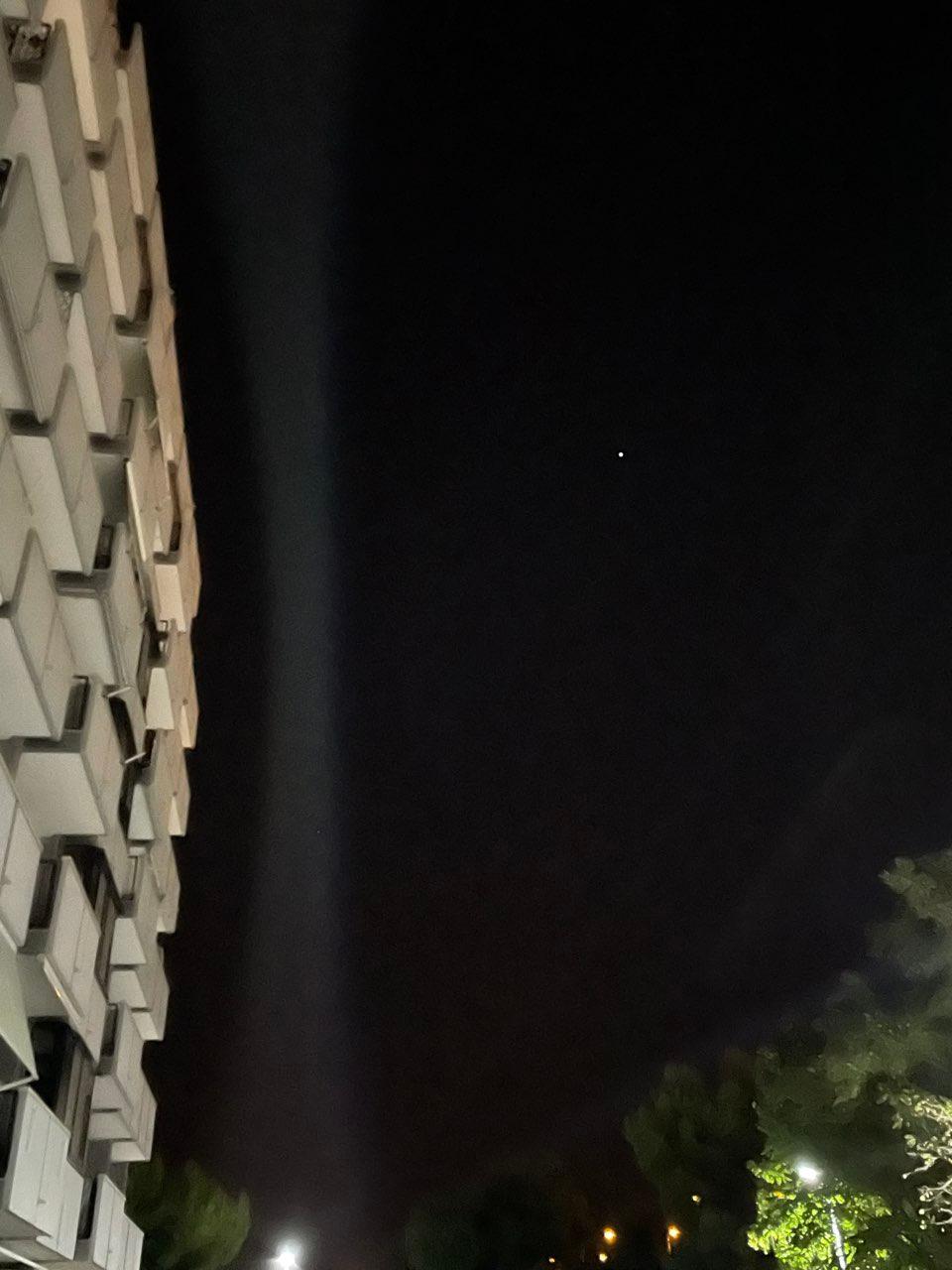 The Moon over Bari, Italy — waxing crescent, Lunar Day 4