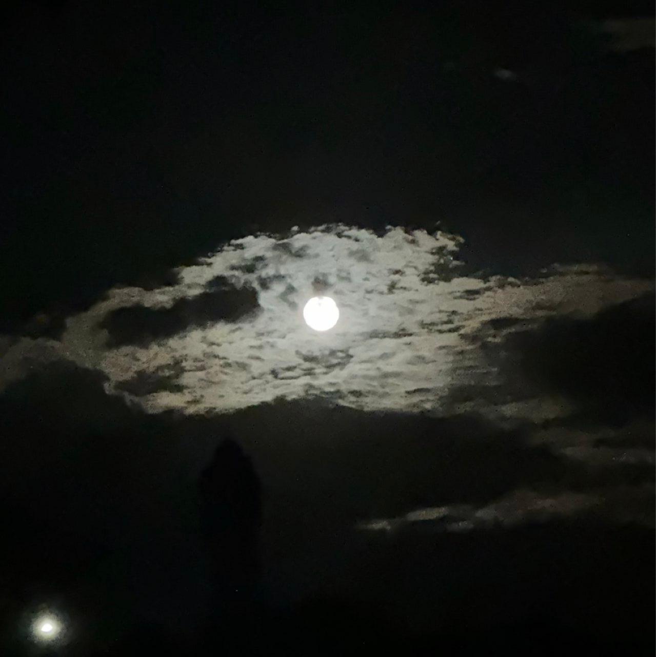 The Moon over Booragul, Australia — full moon, Lunar Day 14