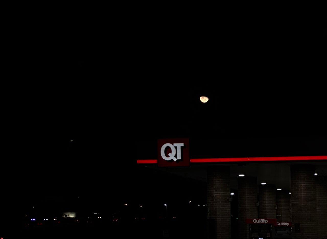 The Moon over Farmers Branch, Estados Unidos — waning gibbous, Lunar Day 20