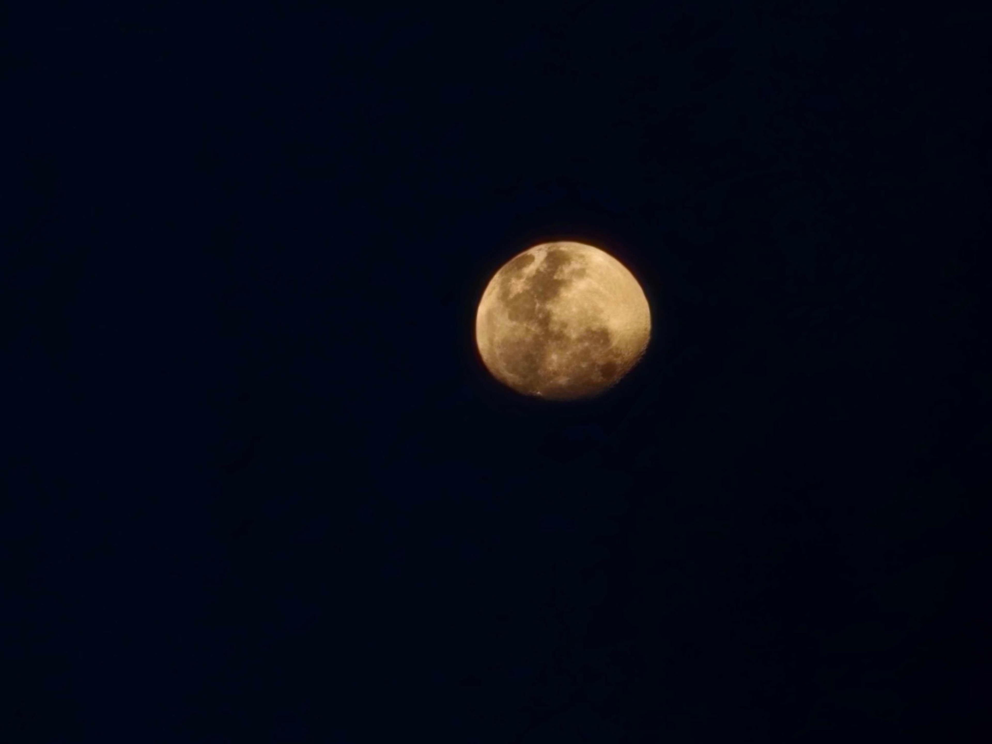 The Moon over United Kingdom — waxing gibbous, Lunar Day 14