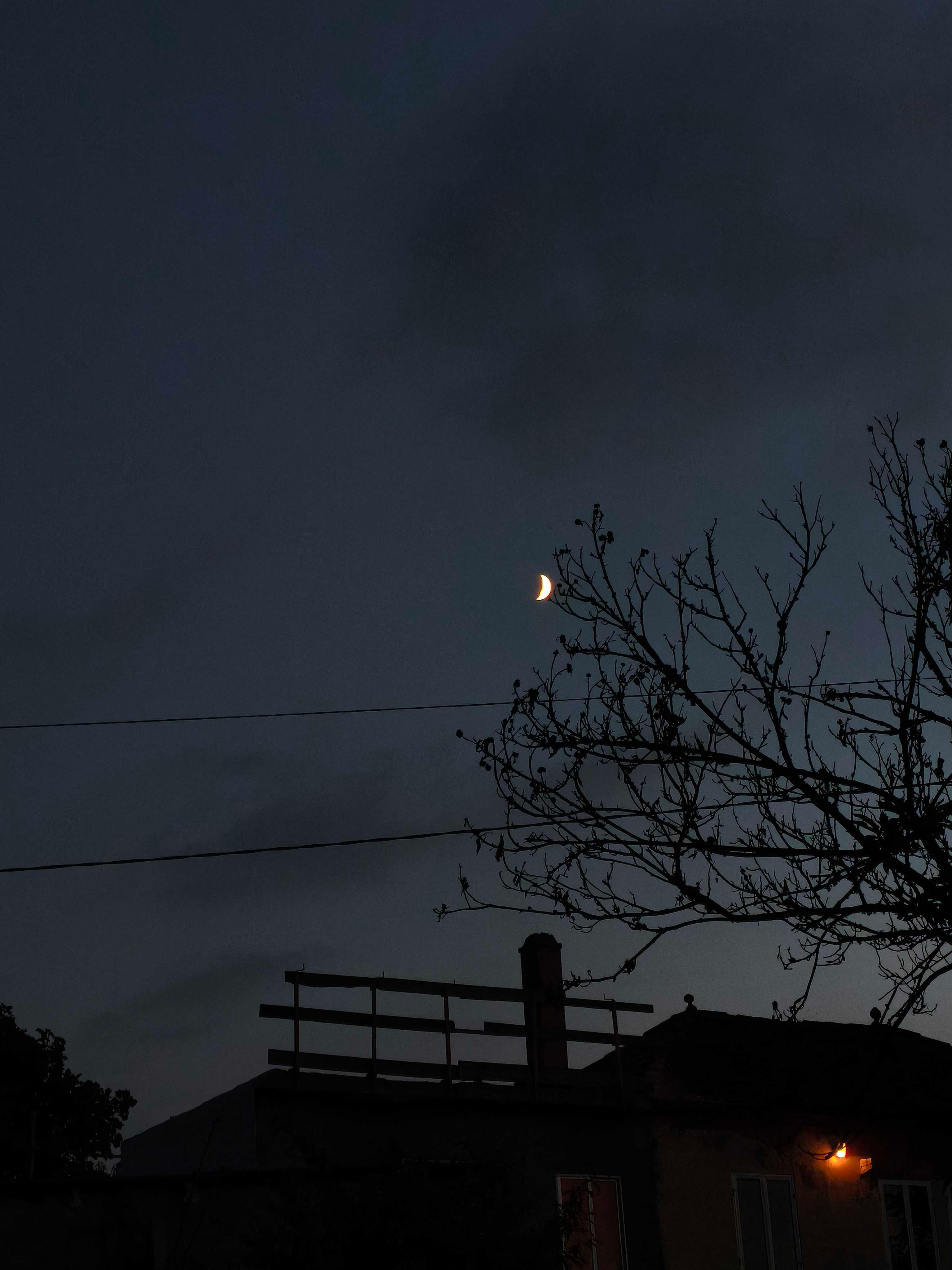 The Moon over España — first quarter, Lunar Day 6