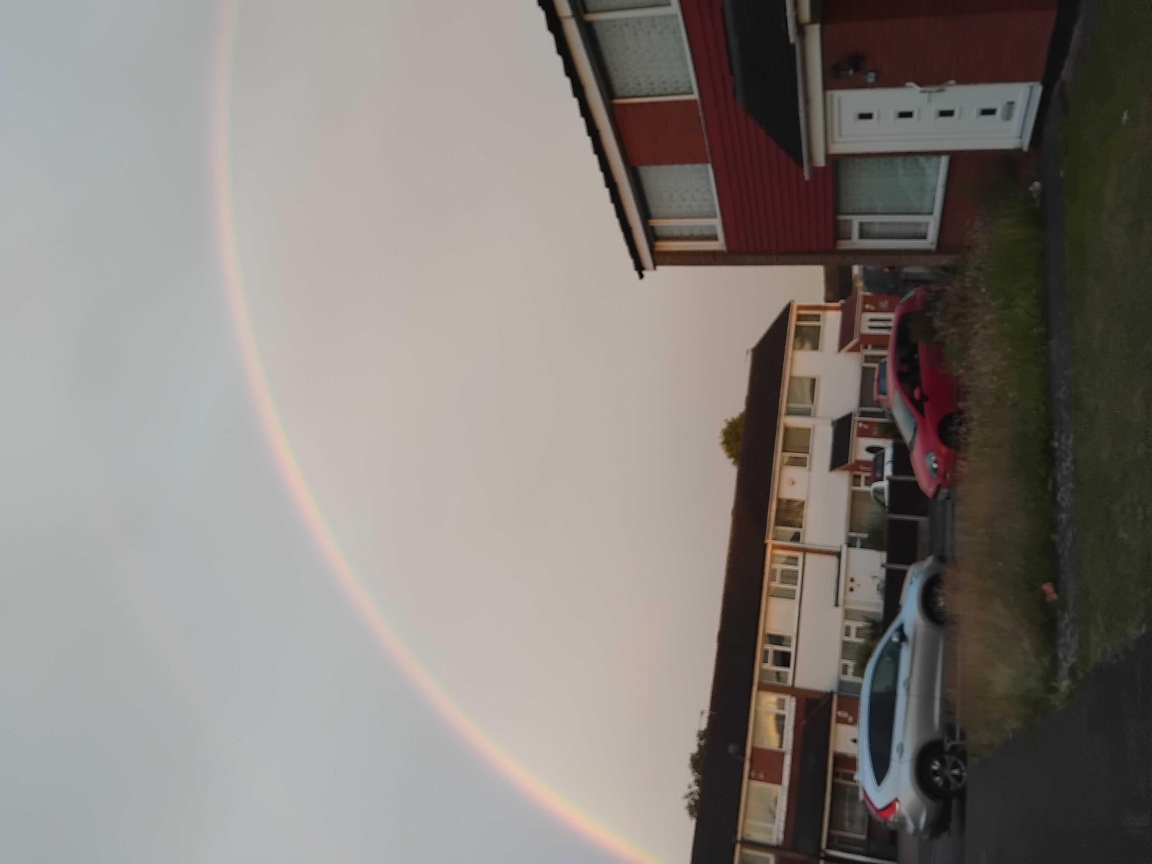 The Moon over United Kingdom — first quarter, Lunar Day 8
