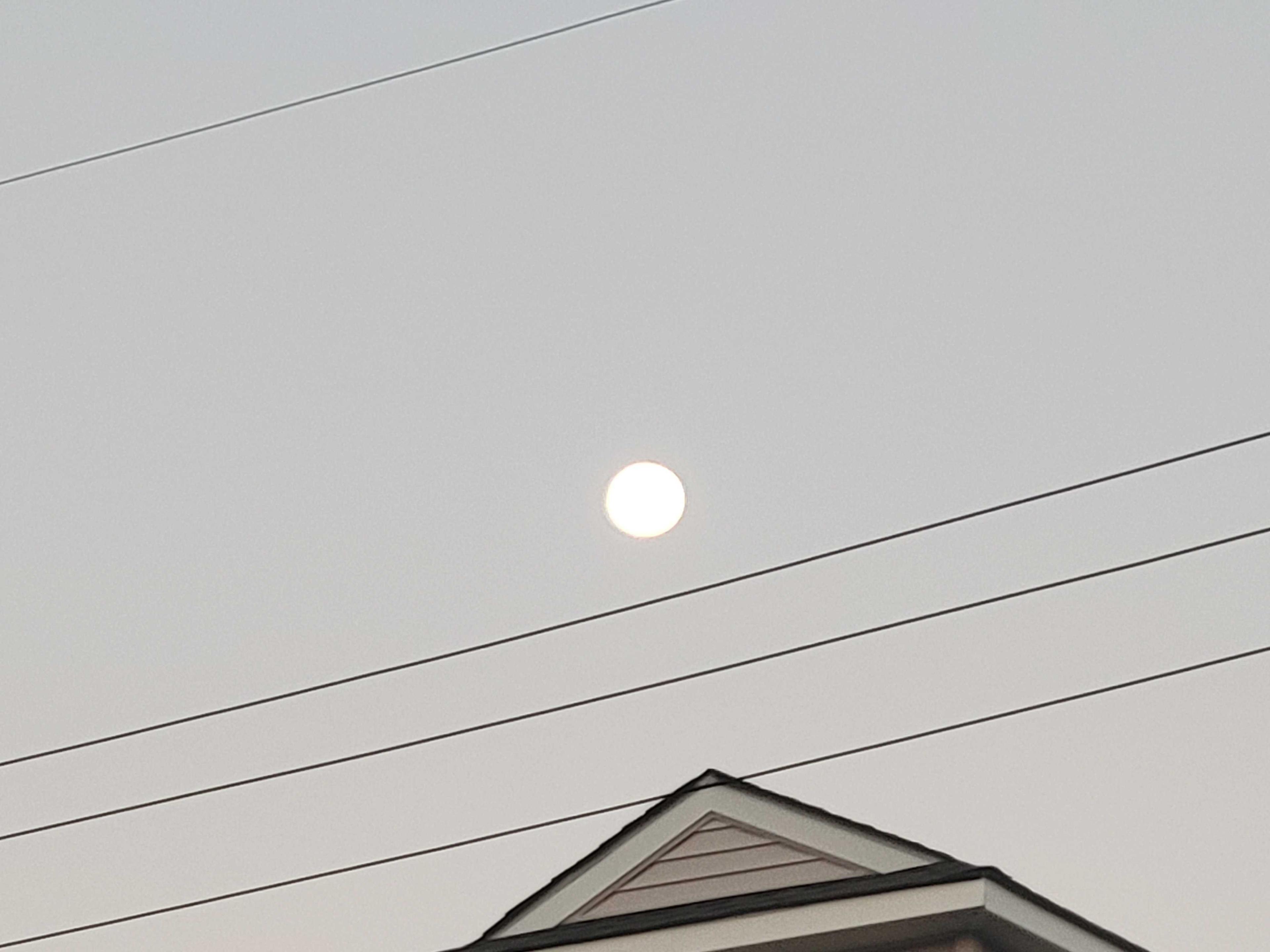 The Moon over Ocean City, United States — full moon, Lunar Day 17