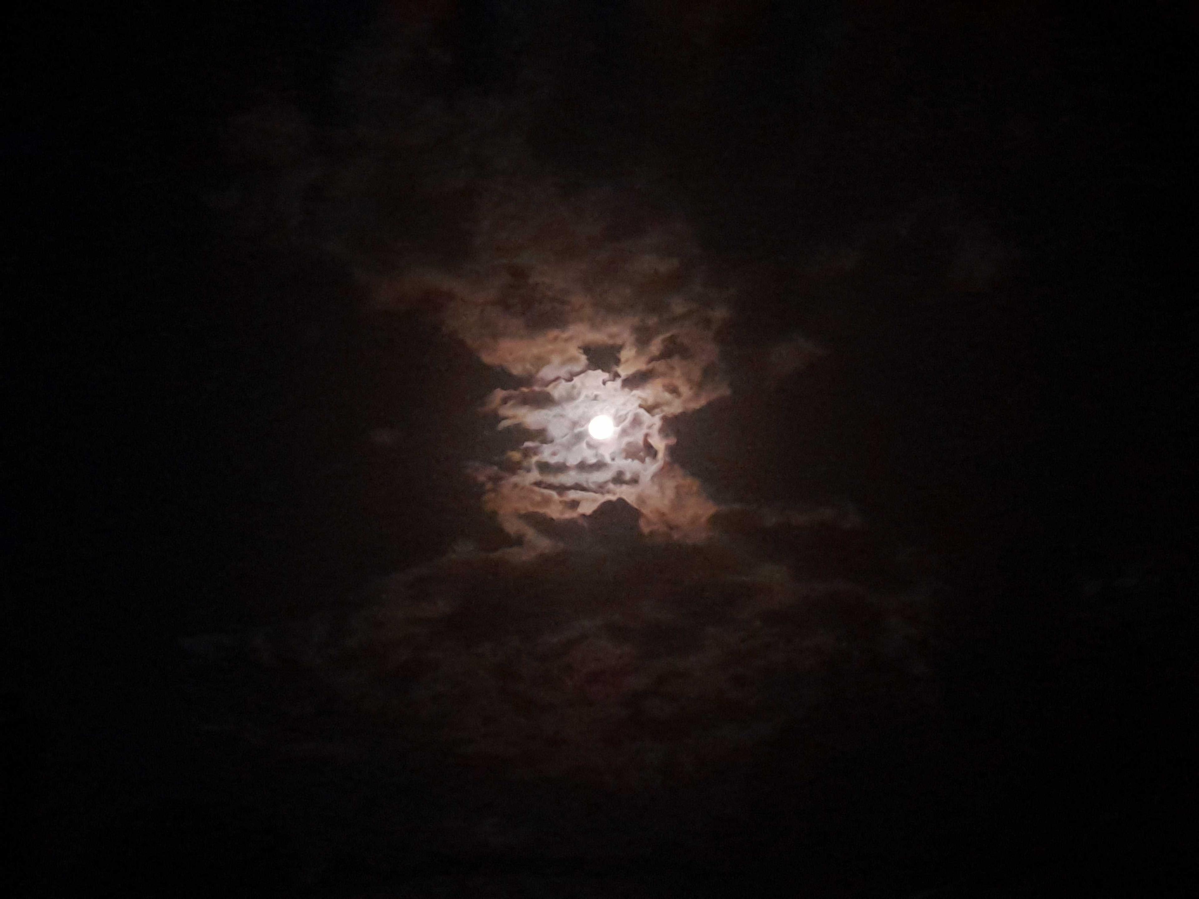 The Moon over Bloemfontein, South Africa — full moon, Lunar Day 15