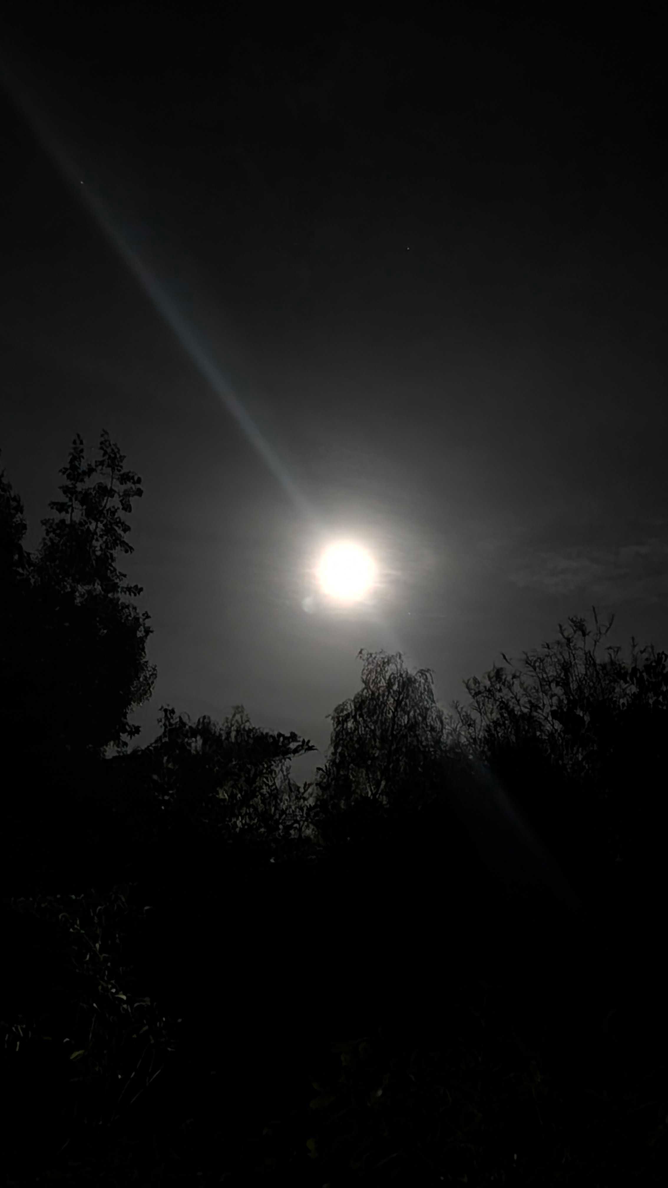 The Moon over United Kingdom — waxing gibbous, Lunar Day 14