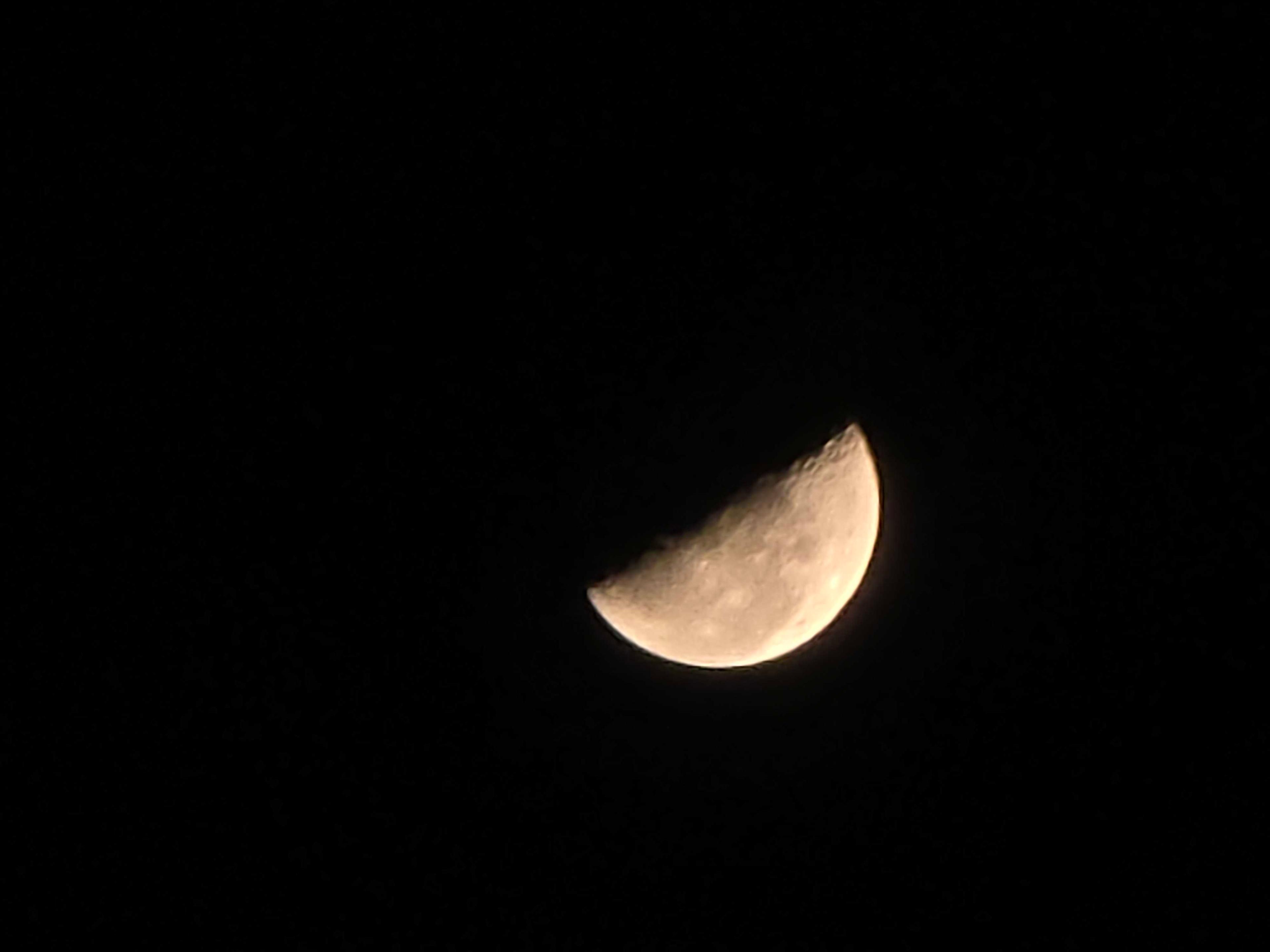 The Moon over Englewood, United States — last quarter, Lunar Day 23