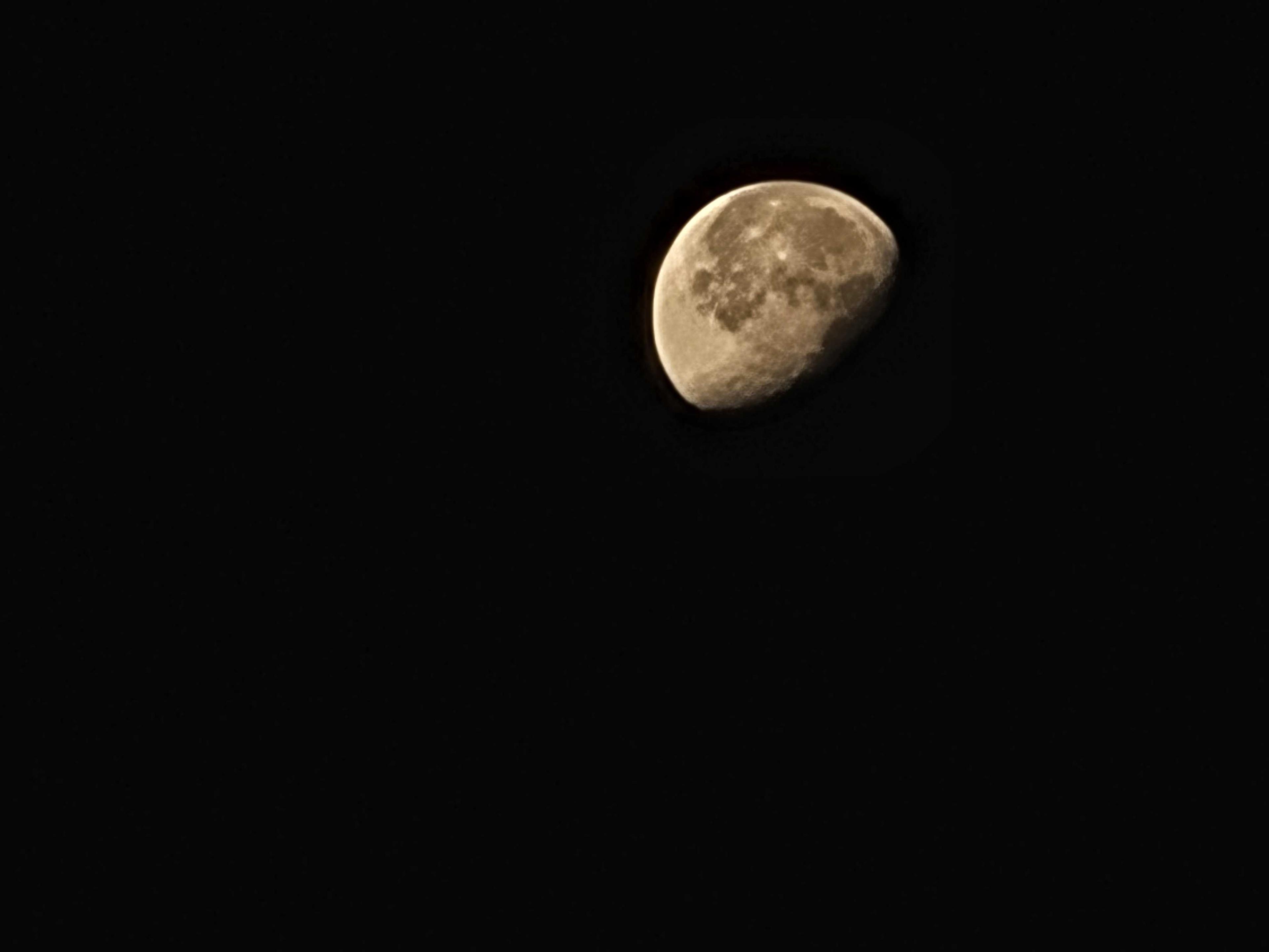 The Moon over Ocean City, United States — waning gibbous, Lunar Day 20