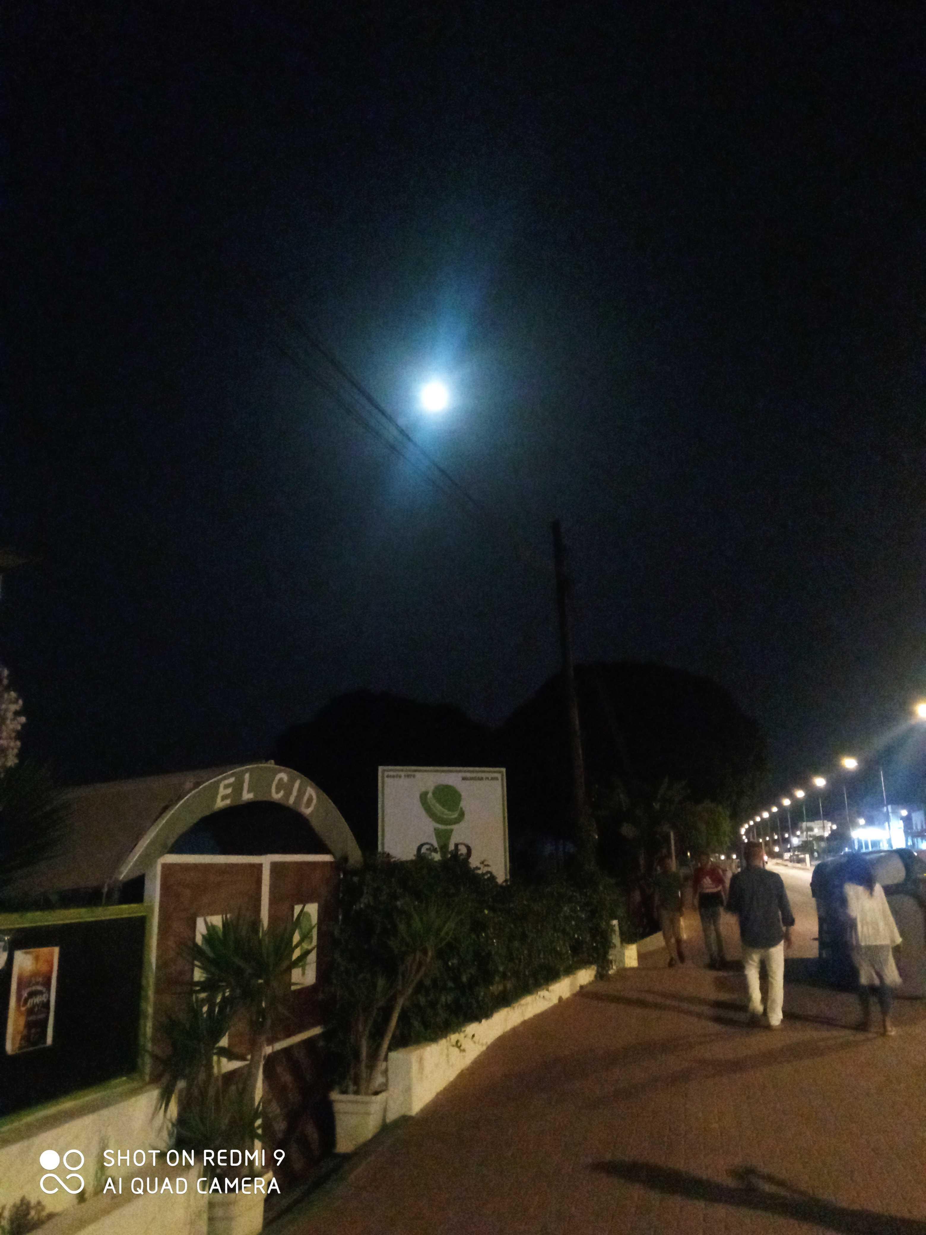 The Moon over Mojácar, España — full moon, Lunar Day 15