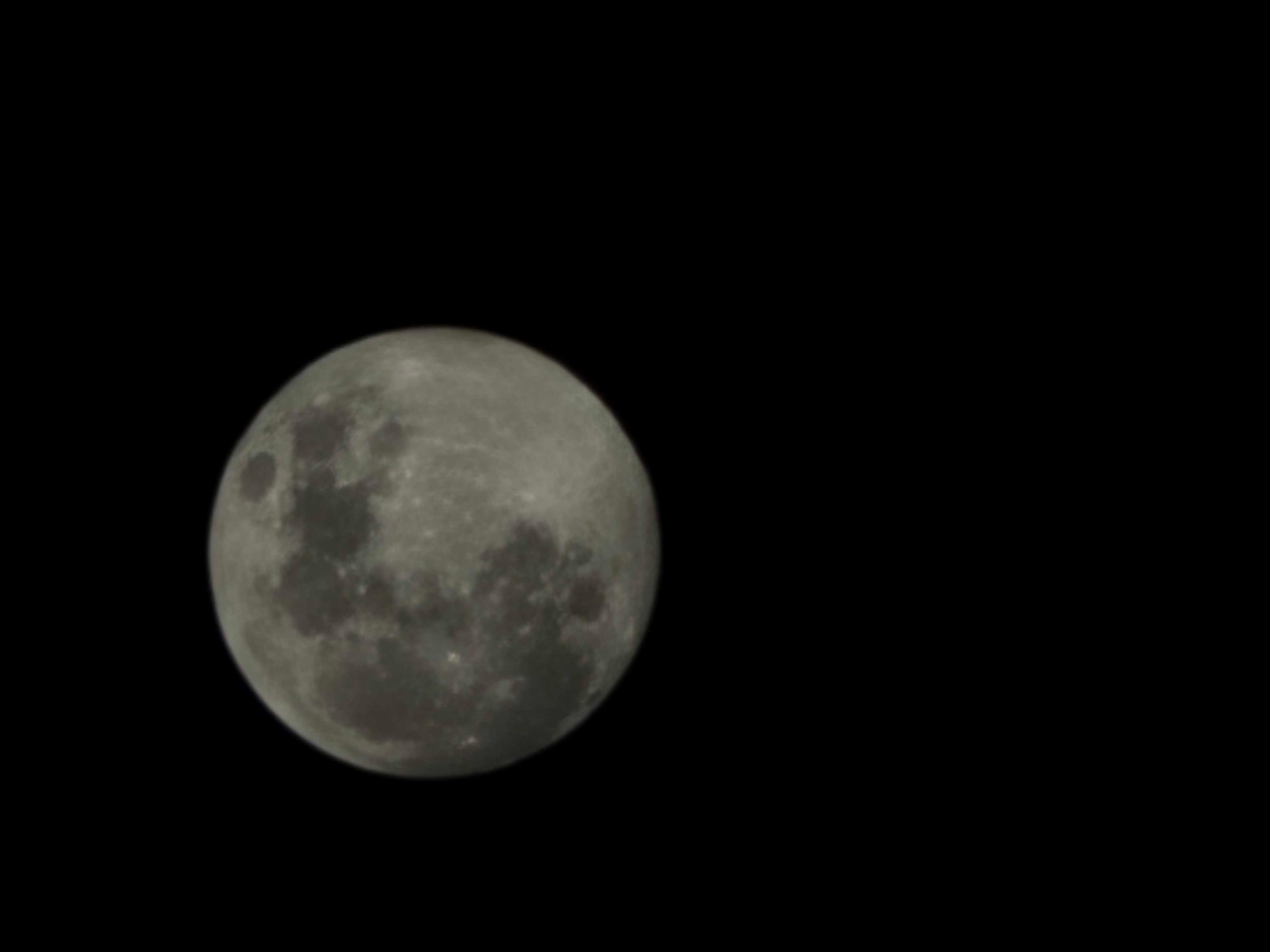 The Moon over Cambois, United Kingdom — full moon, Lunar Day 15