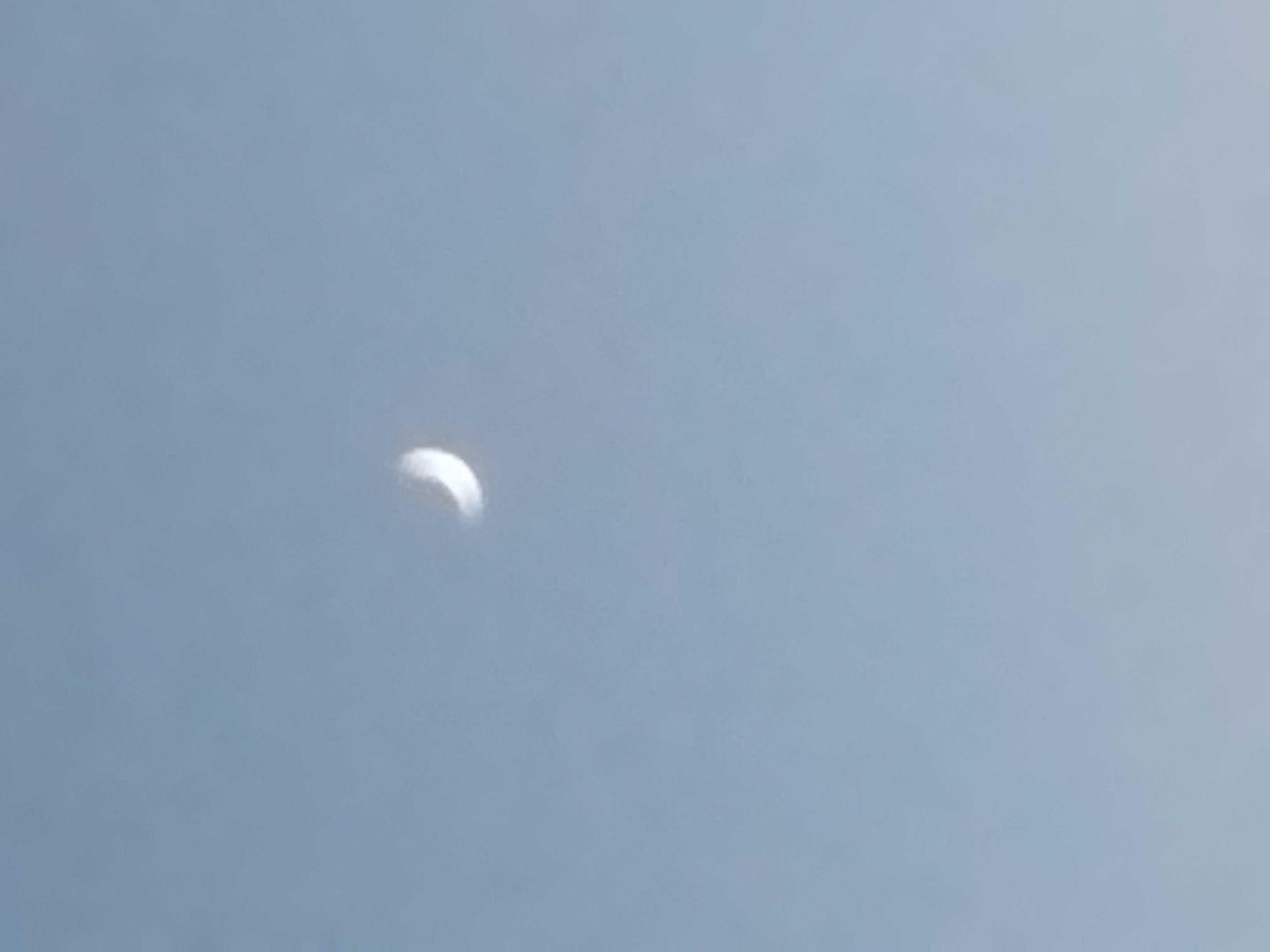The Moon over United Kingdom — waning crescent, Lunar Day 25