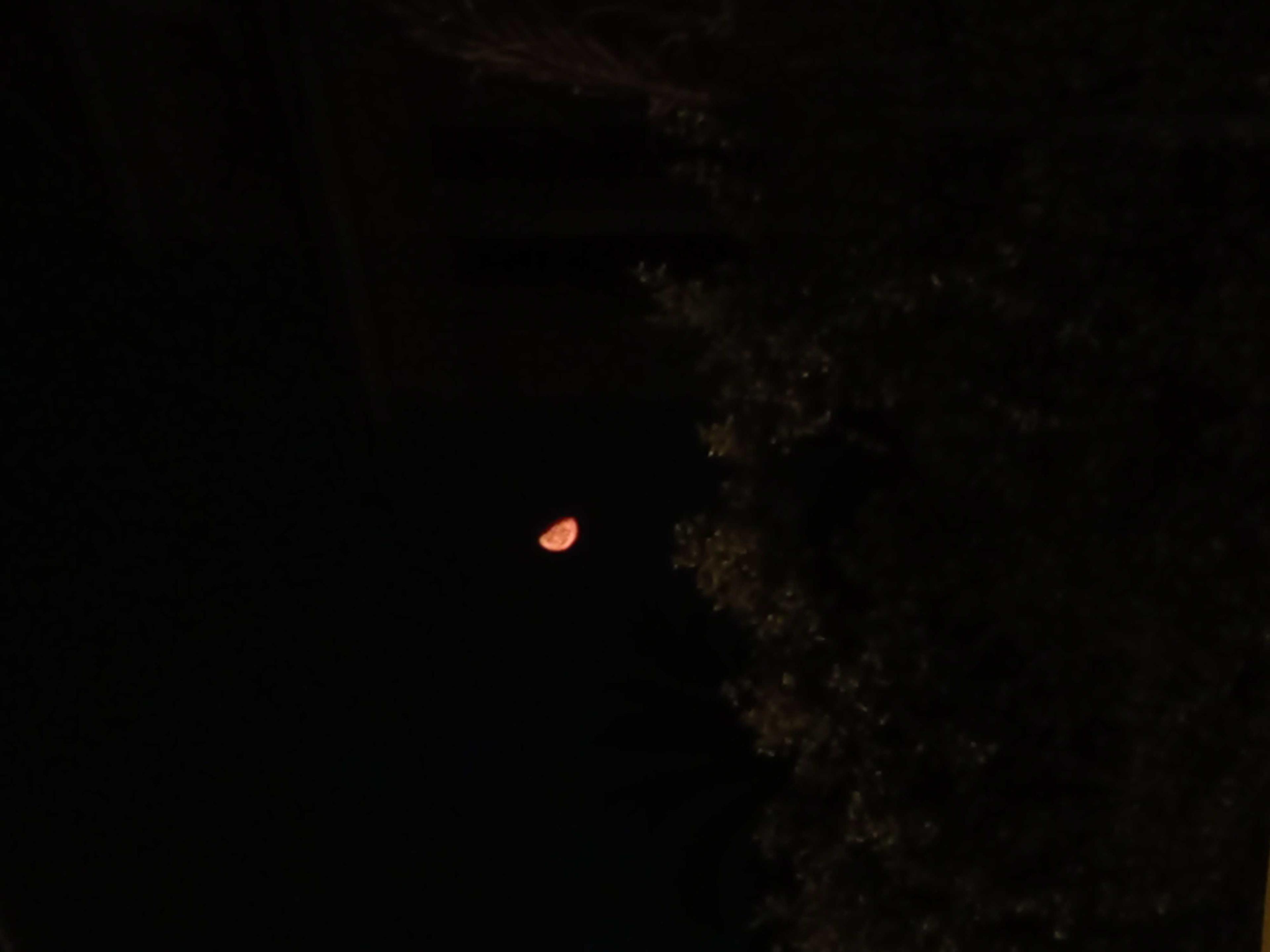 The Moon over Cobatillas, España — last quarter, Lunar Day 22