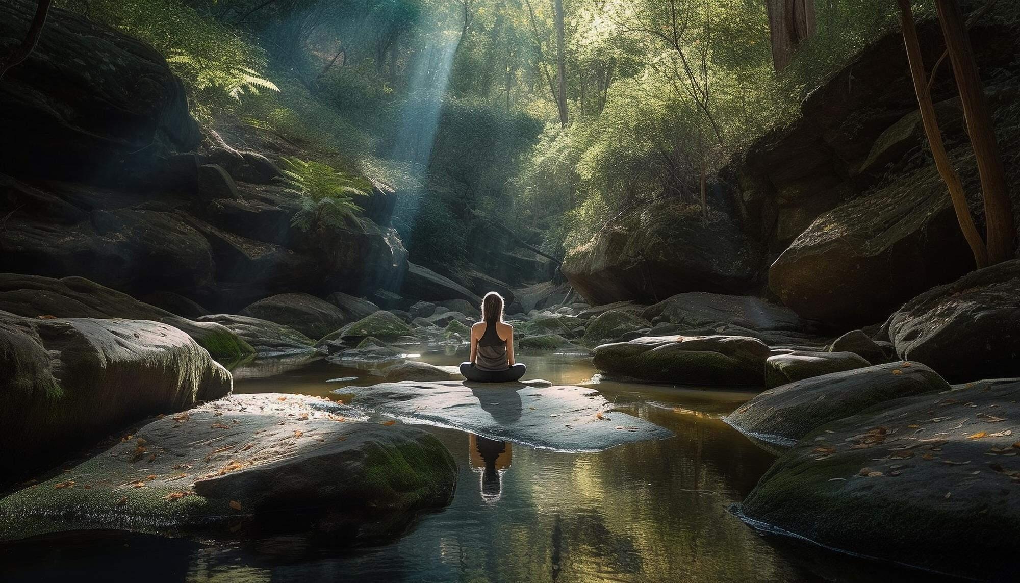 Release stress and anxiety - breathing and mindfulness